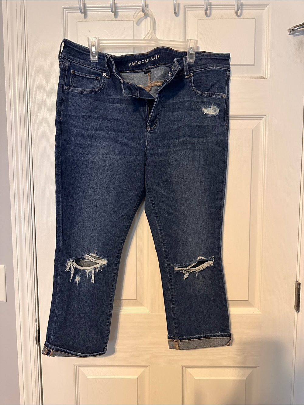 American Eagle Outfitters Distressed Artist Crop